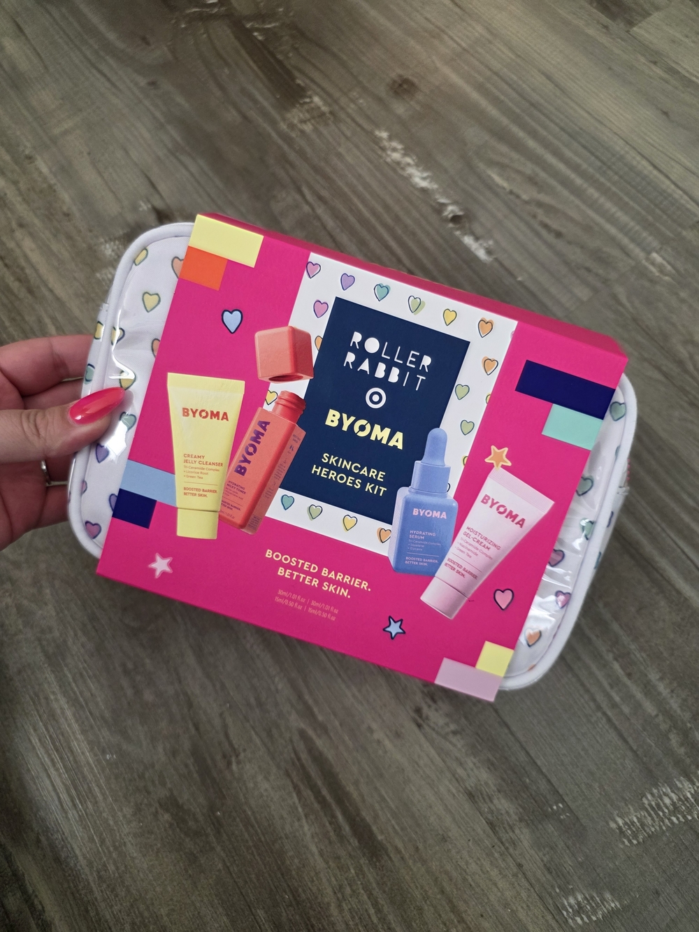 Roller Rabbit Byoma Skincare Heroes Kit - Bright Pink